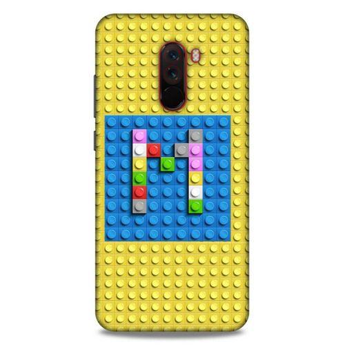 Lopard Xiaomi Pocophone F1 Uyumlu Kılıf BloX (24) Darbe Emici Kılıf M Harfi
