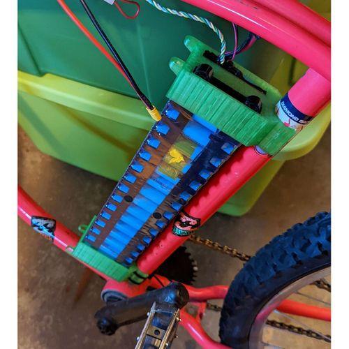30 Hücre 18650 Scooter Pack Bisiklet Çerçevesi için Montaj - 5134518