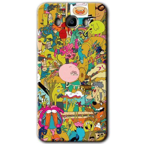 Galaxy J7 2016 Kılıf HD Desen Baskılı Arka Kapak - Süper Çizgi Kahramanlar 2