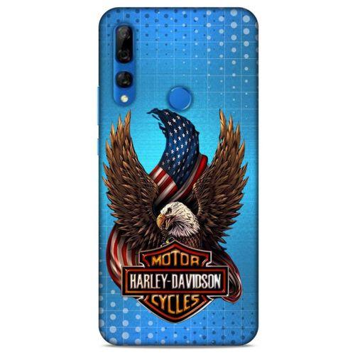 Huawei Y9 Prime 2019 Uyumlu Kılıf Motorsiklet (38) Neo Hybrid Kılıf Harley Davidson