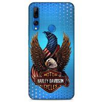 Huawei Y9 Prime 2019 Uyumlu Kılıf Motorsiklet (38) Neo Hybrid Kılıf Harley Davidson