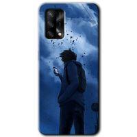 Oppo A54 Kılıf HD Desen Baskılı Arka Kapak - Sonbahar Yalnızlığı + Kırılmaz Cam