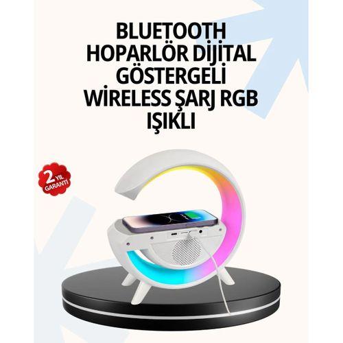 15w Hızlı Şarj Destekli Led Atmosfer Işığı Ve Alarm Fonksiyonlu Lamba