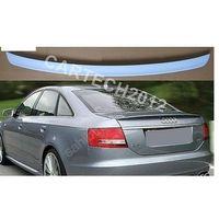 Audi A6 Uyumlu C6 Bagaj Üstü Spoiler Parlak Siyah Boyalı Policarbon