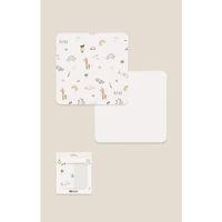 Bistyle Bistyle 2li Müslin Battaniye In The Zoo Kutulu 70153 75x75cm Beyaz