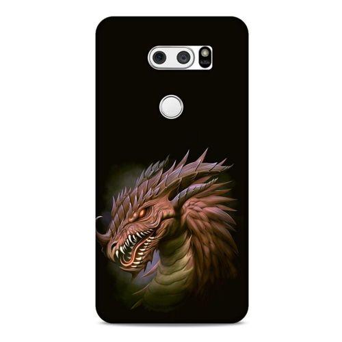 LG K50S Kılıf Dragons (18) Telefon Kılıfları Kahverengi Ejderha