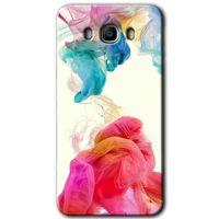 Samsung Galaxy J7 2016 HD Baskılı Kılıf + 9D Tam Ekran Koruyucu - Gökkuşağı Color