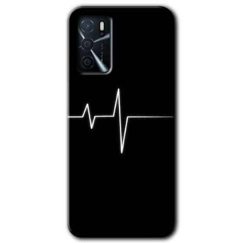Oppo A16 HD Baskılı Kılıf + 9D Tam Ekran Koruyucu - Heart Rytm