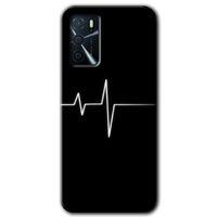 Oppo A16 HD Baskılı Kılıf + 9D Tam Ekran Koruyucu - Heart Rytm