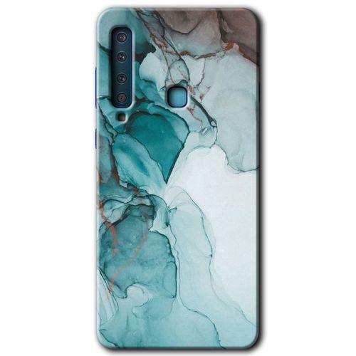 Galaxy A9 2018 Kılıf HD Desen Baskılı Arka Kapak - Buzul Mermer