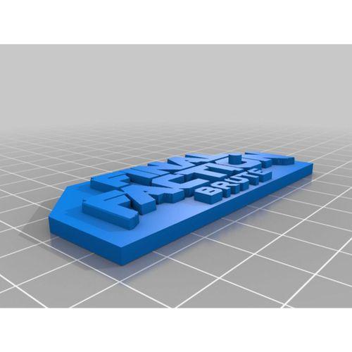 Final Faction Düz İsimlik Standları (Bu ürün Sadece Plastik parçadır - Almadan Önce Soru Sorabilirsiniz)