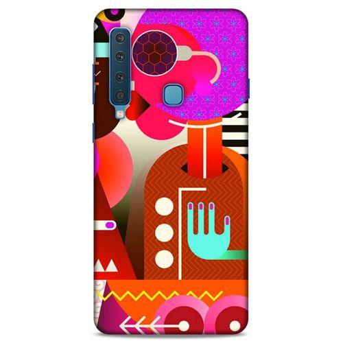 Lopard Samsung Galaxy A9 2018 Uyumlu Kılıf Soyut Sanat (16) Desenli Kalın Kılıf