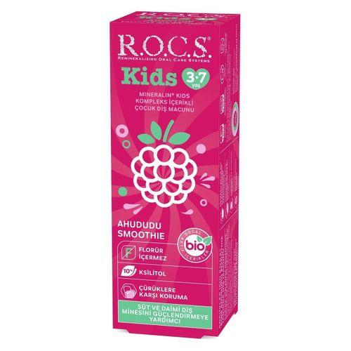R.O.C.S. R.O.C.S.Kids Ahududu Smoothie Tadında Florürsüz Diş Macunu 45g