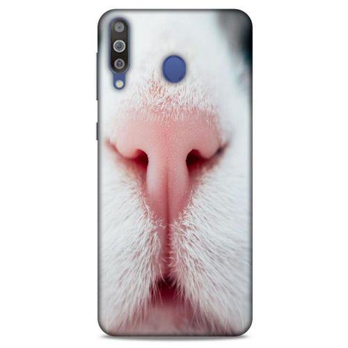 Lopard Samsung Galaxy M30 Uyumlu Kılıf Kediler (20) Koruyucu Kılıf Şirin Burun