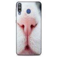 Lopard Samsung Galaxy M30 Uyumlu Kılıf Kediler (20) Koruyucu Kılıf Şirin Burun