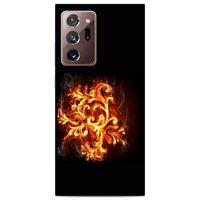 Lopard Samsung Galaxy Note 20 Ultra Uyumlu Kılıf FireX (26) Tpu Silikon Kılıf Ateş Wallpaper