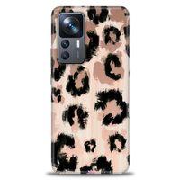 Xiaomi Mi 12T Pro Kılıf HD Baskılı Kılıf - Leopar + Tam Ekran Koruyucu
