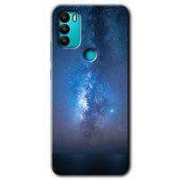 Potkal Hediye Fabrikası General Mobile GM 21 Plus Kılıf HD Desen Baskılı Arka Kapak - Samanyolu
