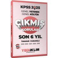2025 KPSS Genel Yetenek Genel Kültür Son 6 Yıl Tamamı Çözümlü Çıkmış Sorular Yediiklim Yayınları