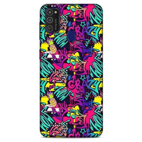 Graffitix (43) Desenli Silikon Kapak Samsung Galaxy M21 Kılıf