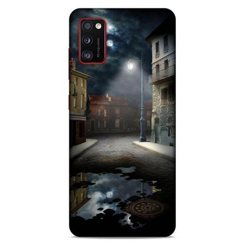 Lopard Samsung Galaxy A41 Uyumlu Kılıf Manipülasyon ☻ (25) Antişok Kapak Baskılı