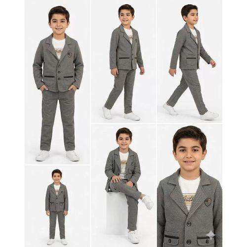 2-9 Yaş Jagger Kumaş 3 Parça Çocuk Takımı