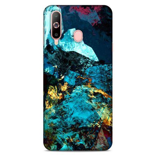 Lopard Samsung Galaxy A60 Uyumlu Kılıf Soyut Sanat (40) Desenli Fit Silikon Kılıf