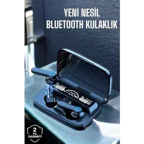 Bluetooth Kulaklık Powerbankli Dijital Göstergeli Dokunmatik Kontrol