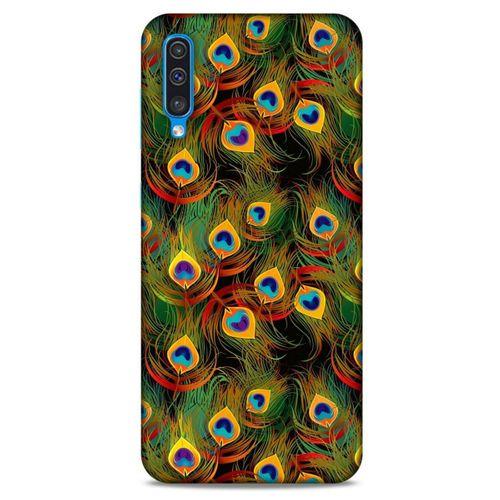 Samsung Galaxy A30s Kılıf Desenli Özel Seri Tüyler (12) Koruyucu Silikon