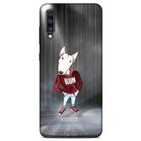 Samsung Galaxy A70 Kılıf FunnyMaX (41) Tank Kılıf Gri Bull Teriyer