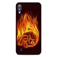 Lopard Samsung Galaxy M10 Uyumlu Kılıf FireX (50) Shockproof Kılıf İskelet Kafa