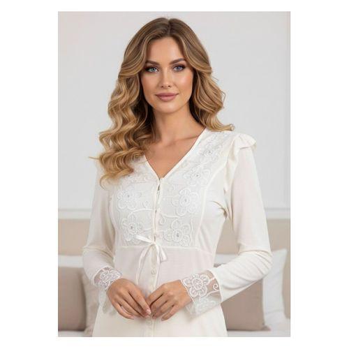 Ekru Penye Pijama Takımı - 1567