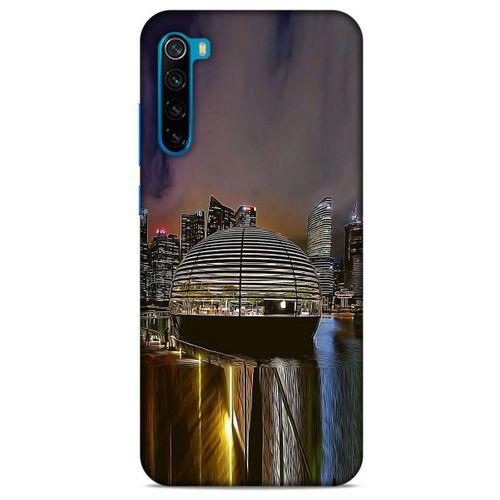 Xiaomi Redmi Note 8T Kılıf Dünya Mimarisi (49) Ultra Silikon Kılıf Apple Marina Bay