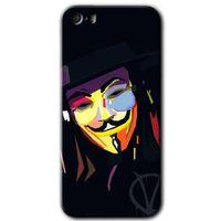 Potkal Hediye Fabrikası iPhone 5 Kılıf HD Desen Baskılı Arka Kapak - Vendetta