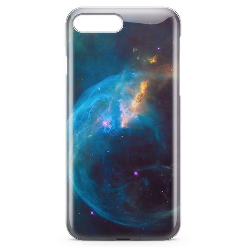 Apple iPhone 8 Plus Kılıf Nasa Galaxy Arka Kapak Koruma Desenli Full Koruyucu
