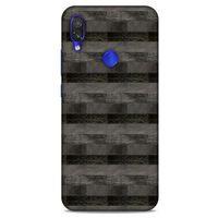 Xiaomi Redmi Note 7 Pro Kılıf Patchwork (23) Ultra Koruma Kılıfı Siyah Gri