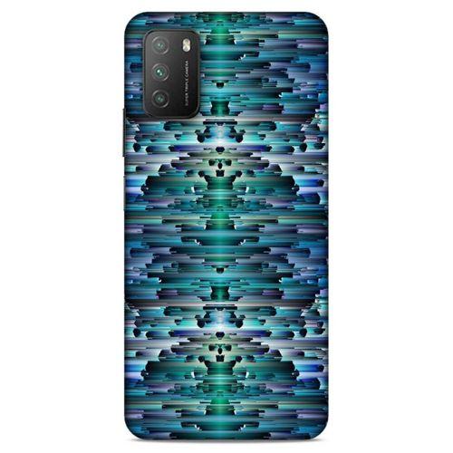 Lopard Xiaomi Poco M3 Uyumlu Kılıf PiXel (20) Koruyucu Kılıf Mavi