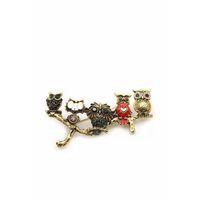 Baykuş Broş - ÇOK RENKLİ