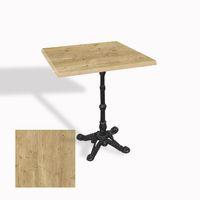 Dockers Çipa 1002 Döküm Ayak Kare Masa 70X70 cm - (Werzalit, Wermodin ve Allzalit Tabla) - Avalone Pine