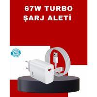 67 Watt Yüksek Güç Şarj Adaptörü Mi 10 Mi 11 Mi 12 Uyumlu