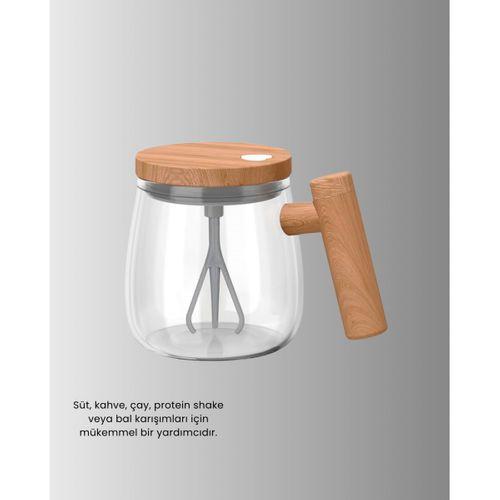 Otomatik Karıştırıcı Kupa – Su Geçirmez, Isıtmalı, USB Altlıklı