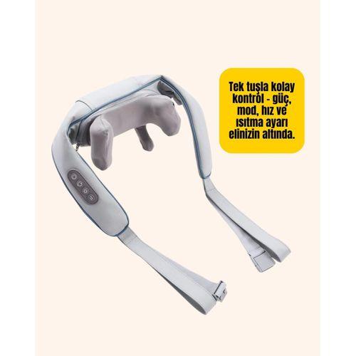 Çok Fonksiyonlu Kablosuz Masaj Aleti | 2 Modlu Isıtmalı