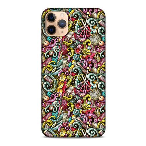 Graffitix (46) Desenli Silikon Kapak Apple Iphone 11 Pro Kılıf