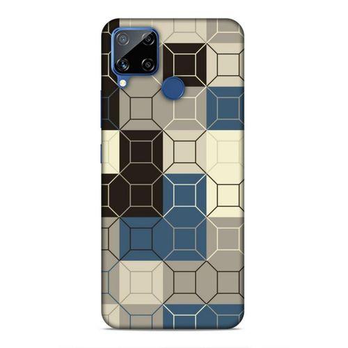Realme C15 Uyumlu Kılıf Insomnia (50) Shockproof Kılıf Kahve Siyah