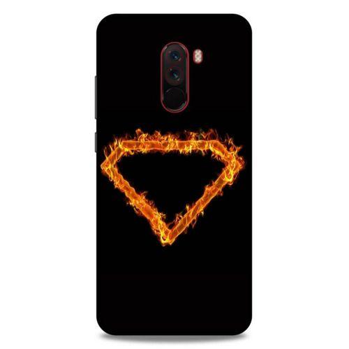 Lopard Xiaomi Pocophone F1 Uyumlu Kılıf FireX (49) Ultra Silikon Kılıf SuperMan