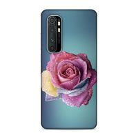 Xiaomi Mi Note 10 Lite Kılıf Donmus Gul Arka Kapak Silikon Koruma Full Koruyucu