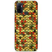 Huawei P40 Kılıf Pastel Renkler (46) Core Armor Kılıf Yeşil Sarı