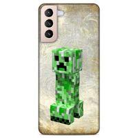 Lopard Samsung Galaxy S21 Plus Uyumlu Kılıf PiXel (38) Neo Hybrid Kılıf Creeper 3D
