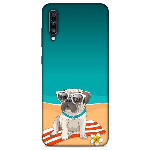 Animax Pug Plajda Samsung Galaxy A70 Kılıf Desenli Silikon