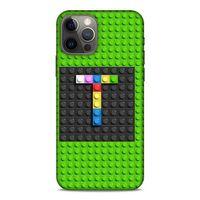 Lopard Apple iPhone 12 Pro Uyumlu Kılıf BloX (32) Soft Silikon Kılıf T Harfi